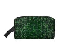 Seven Star - Bolsa de almacenamiento con estampado de mariquita, kit de aseo de afeitado, bolsas de cosméticos de viaje, organizador de embalaje, bolsa portátil, Hacker Era, Talla única