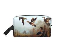 Seven Star - Bolsa de almacenamiento con estampado de mariquita, kit de aseo de afeitado, bolsas de cosméticos de viaje, organizador de embalaje, bolsa portátil, Hunting Flying Wild, Talla única