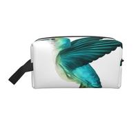 Seven Star - Bolsa de almacenamiento con estampado de mariquita, kit de aseo de afeitado, bolsas de cosméticos de viaje, organizador de embalaje, bolsa portátil, Bonito colibrí, Talla única