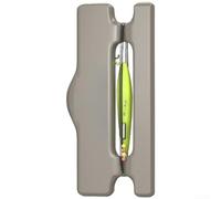 Seven Star - Juego de línea de pesca flotante electrónica con luz roja/verde, equipo líder de fluorocarbono para pesca nocturna, ganchos y plomos preatados, 1,2 m/1,5 m/1,8 m/2,1 m (verde 1,8 metros)