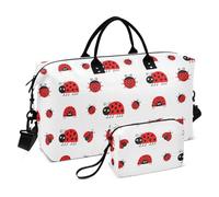Seven Stars - Bolsa de viaje con diseño de dibujos animados distintivos, color rojo, bolsa de entrenamiento deportivo con correa ajustable para senderismo, gran capacidad