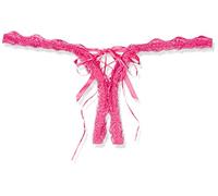 Seven Til Midnight Roxy - Tanga abierta para mujer rosa rosa talla queen