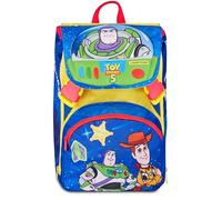 Seven Toy Story - Mochila extensible, volumen ajustable, doble compartimento, bolsillo para botella, escuela y tiempo libre, para niñas y niñas, morado