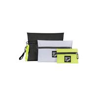 Seven Trío Neceser Tech, Gris Negro y Amarillo, para pequeños Accesorios, Negro, Talla única, Moderno