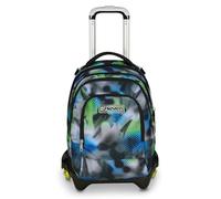 Seven Trolley escolar Jack 3 ruedas Detach Write Down, gris, mochila con carro desmontable de 37 litros, bolsillo para botella, mochila desmontable, multiusos y espaciosa, para escuela primaria y