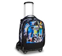 Seven Trolley escolar Jack 8 ruedas Detach Buzzy Note Boy, multicolor, 34 L, desmontable, mochila desmontable, 4 en 1, sistema cruzado, multifunción, escuela primaria y secundaria, niños, niños
