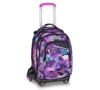 Seven Trolley escolar Jack 8 ruedas Detach PINK FUSION, morado, 34 L, desmontable, mochila desmontable, 4 en 1, sistema Cross-over System, bolsillos multifunción, escuela primaria y media, niña, niña