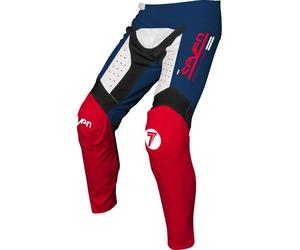 SEVEN Vox Pantalones Aperture - Rojo/Azul marino, rojo