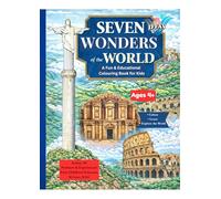 Seven Wonders of the World: A Fun & Educational Colouring Book for Kids