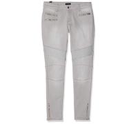 Seven7 Biker Vaqueros skinny, Mujer, Gris (Dsl Gry 005), 48 (Tamaño del fabricante:32/28)