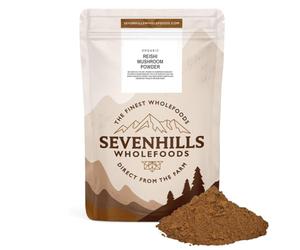 Sevenhills Wholefoods Hongo Reishi Bio en Polvo 100g | 100% Cuerpo Fructuoso | Ganoderma Lucidum | Triterpenoides, polisacáridos y peptidoglicanos | Vegano