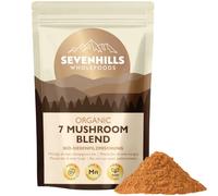 Sevenhills Wholefoods Mezcla de Siete Setas Orgánico En Polvo (Reishi, Chaga, Shiitake, Maitake, Melena De León, Cordyceps, Tremella) 500g