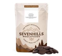 Sevenhills Wholefoods Pasta De Cacao (Licor, Masa) Orgánico, Obleas, 500g | obleas/discos de 1 kg para chocolate caliente y repostería, sin azúcar, en forma de botones o gotas