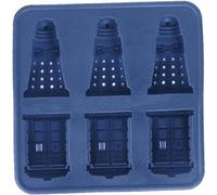 sevenjuly Molde de silicona para cubitos de hielo con forma de cubo de galleta Doctor Who