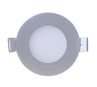 SevenOn LED 64528 Downlight LED SMD extraplano redondo, aluminio mate, 4W, 120º, 300 lúmenes, 4000K, blanco neutro, IP20. No regulable.