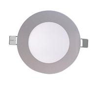 SevenOn LED 64533 Downlight LED SMD extraplano redondo, aluminio mate, 8W, 120º, 600 lúmenes, 4000K, blanco neutro, IP20. No regulable.