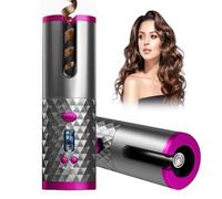 SevenPanda Rizador pelo Automático, Inalámbrico, Ondas, Ondulador Rizos, Portátil Barril de Cerámica de Calentamiento Rápido con Temperatura y Temporizador Ajustables.