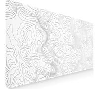 Sevenpers Alfombrilla Ratón XXL Topográfica Grande Gaming 900x400 mm, Alfombrilla Escritorio Antideslizante con Base de Goma, Mousepad Bordes Cosidos Impermeable para Oficina Ordenador Juegos&Tapete