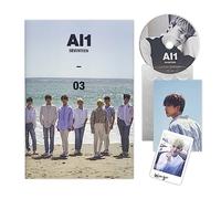 SEVENTEEN - 4th Mini Album [Al1] (Re-release) (Al1 Ver.) Photobook + CD + Postcard + Sticker + Photocard + 2 Pin Button Badges + 4 Extra Photocards