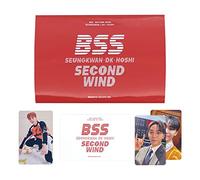 SEVENTEEN - BSS (SEVENTEEN) - 1st Single Album [SECOND WIND] (WEVERSE ALBUMS Ver.) Card Holder + QR Card + Selfie Photo Card + User Guide + 2 Pin Button Badges + 4 Extra Photocards