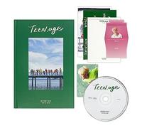 SEVENTEEN - SEVENTEEN - 2nd Album [TEEN, AGE] (Re-release) (GREEN Ver.) Photobook + CD + Lyrics Book + Portrait Desktop Stand + Folding Poster + Name Sticker + Photocard + 2 Pin Badges + 4 Extra Photocards
