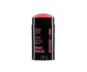 SeventyOne Percent | The Sunset : Stick Solar SPF 50+ | Stick Solar Facial Vegano - Muy Alta Protección | Muy Resistente al Agua | UVA 34 | 89% Natural - Fabricado en Francia | 15 gr