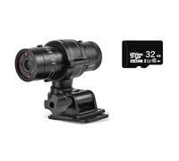 SEVEQIS Cámara de acción, Bicicleta Deportes Cámara de montaña Motocicleta Acción Mini DV F9 Videocámara Full 1080p HD Car Video Recorder(Add 32G Card)