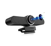 SEVEQIS Cámara Web de Sala de conferencias 4K con micrófono y Altavoz Cámara de Video de computadora de 8MP con Encuadre automático AI de Gran Angular for transmisión