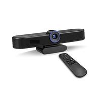 SEVEQIS Cámara Web for conferencias de Gran Angular 4K Zoom Digital 5X de 8 MP con Encuadre automático Cámara Web USB for PC Transmisión en Vivo(A)
