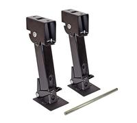 SEVEQIS Enganche de Remolque, 1 Uds. Sin Poste O 2 con Remolque De, Accesorios For Caravana, Gato Mano, Soporte Estacionamiento, Manija Manual Elevación Mecánica(2PCS and 1 Pole)