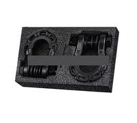 SEVEQIS Enganche de Remolque, 3/4 ”2 Uds Tipo U Resistente Gota Forjada Grillete De Anillo En D Gancho Cuerda Remolque Coche SUV Enganche Rescate(Nero)