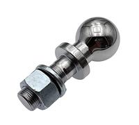 SEVEQIS Enganche de Remolque, Bola de Remolque Chrome 50 mm 1 "Vango Dia. Capacidad 5000 Libras RV Partes Carrera Autos Accesorios Caravana(5000LBS)