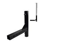 SEVEQIS Enganche de Remolque, Soporte De Poste Bandera Montaje Enganche Asta Universal For Receptor Estándar Apto For Camión SUV RV Pickup Soportes Remolque(90 Degrees)