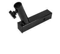 SEVEQIS Enganche de Remolque, Soporte De Poste Bandera Montaje Enganche Asta Universal For Receptor Estándar Apto For Camión SUV RV Pickup Soportes Remolque(Single Tube)