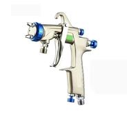 SEVEQIS Pistola rociadora, Pistola pulverizadora de Aire Manual, pulverizador de Pintura de 1,0/1,3/1,5/1,8mm, Tanque de plástico de 400CC for Pintura de Coches(Top 1.5 Calibe)