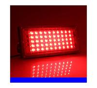 SEVEQIS Reflector LED, 2pcs 5 0W LED RGB Lámpara de luz inundación al Aire Libre IP65 Fondo Reflector Impermeable con Control Remoto(Rot)