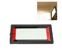 SEVEQIS Reflector LED, 5 0W 100W LED Luz de inundación IP65 Reflectador Agua Impermeable Jardín luz Cuadrado la Calle al Aire Libre Facturación iluminación(Warm 100W)