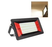 SEVEQIS Reflector LED, 5 0W 100W LED Luz de inundación IP65 Reflectador Agua Impermeable Jardín luz Cuadrado la Calle al Aire Libre Facturación iluminación(Warm 50W)