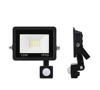 SEVEQIS Reflector LED, DIRIGIÓ Luz de Pared Pir Reflector Sensor Movimiento IP65 Lámpara Camino jardín al Aire Libre Impermeable for la decoración del(6000-6500K_PIR 10W)