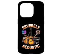 Severely Acoustic Musician Guitar Player Carcasa para iPhone 15 Pro