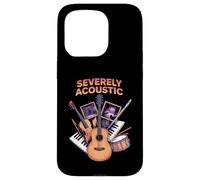 Severely Acoustic Musician Guitar Player Carcasa para iPhone 15 Pro