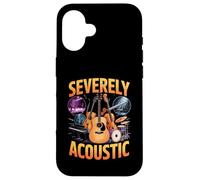 Severely Acoustic Musician Guitar Player Carcasa para iPhone 16