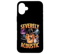 Severely Acoustic Musician Guitar Player Carcasa para iPhone 16 Plus