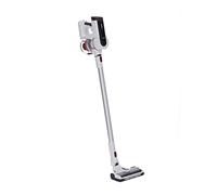 SEVERIN Aspiradora 2 en 1 de mano y escoba, potente aspirador sin cable para el pelo de las mascotas, aspirador vertical con autonomía de hasta 60 min, blanco/rojo, HV 7166