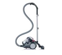 Severin Aspiradora ciclónica sin bolsa, Potencia: 750 W. Nivel de ruido (en dB): 75. Longitud del cable: aprox. 5 m. Filtro HEPA 13. negro / rojo CY 7089