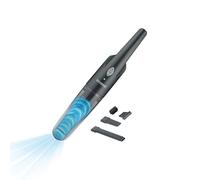 SEVERIN Aspiradora de mano, batería recargable, hasta 25 minutos de autonomía, capacidad 275 ml, aspiradora para seco y húmedo, con boquilla de goma, accesorio para muebles, negro, HV 7132