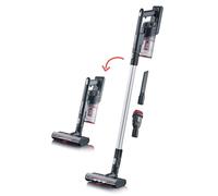 SEVERIN Aspiradora sin Cables 2 en 1 Vertical y de Mano con Cepillo eléctrico de Alta Velocidad con iluminación LED. Batería de Iones de Litio de 22.2 V. HV 7154