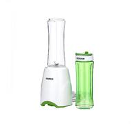 SEVERIN Batidora Smoothie Mix and Go, 300 W, 600 ml, incluye 2 vasos con tapa, Color blanco / Verde, SM 3735