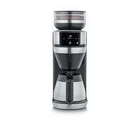 Severin - Cafetera de filtro con molinillo totalmente automática con jarra termo 2 L. FILKA Acero Inox/Negro 1.520 W KA 4853