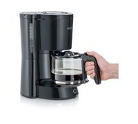 SEVERIN Cafetera de goteo KA 4815 – 10 tazas, jarra de cristal, placa calefactora, negro